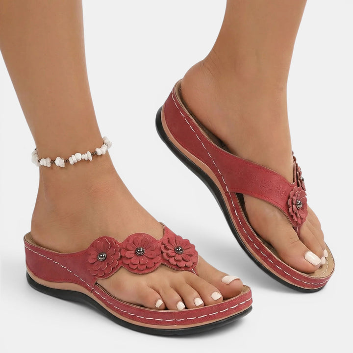 Women's Beatrice lightweight comfort sandals. Ideal summer shoes, slip-on style for casual everyday wear.