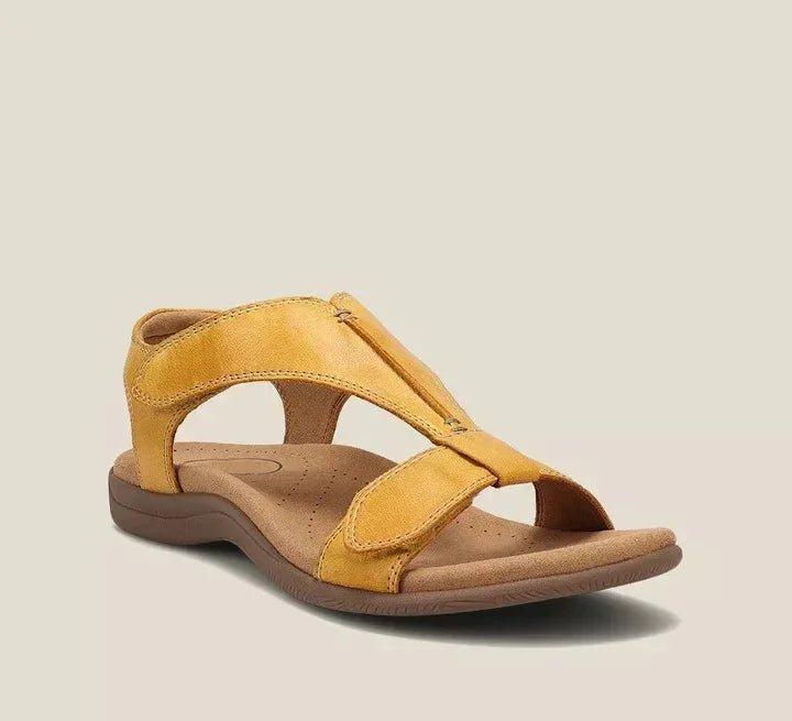 BEATRIX women's orthopedic sandals, featuring adjustable hook-and-loop straps for custom foot support.