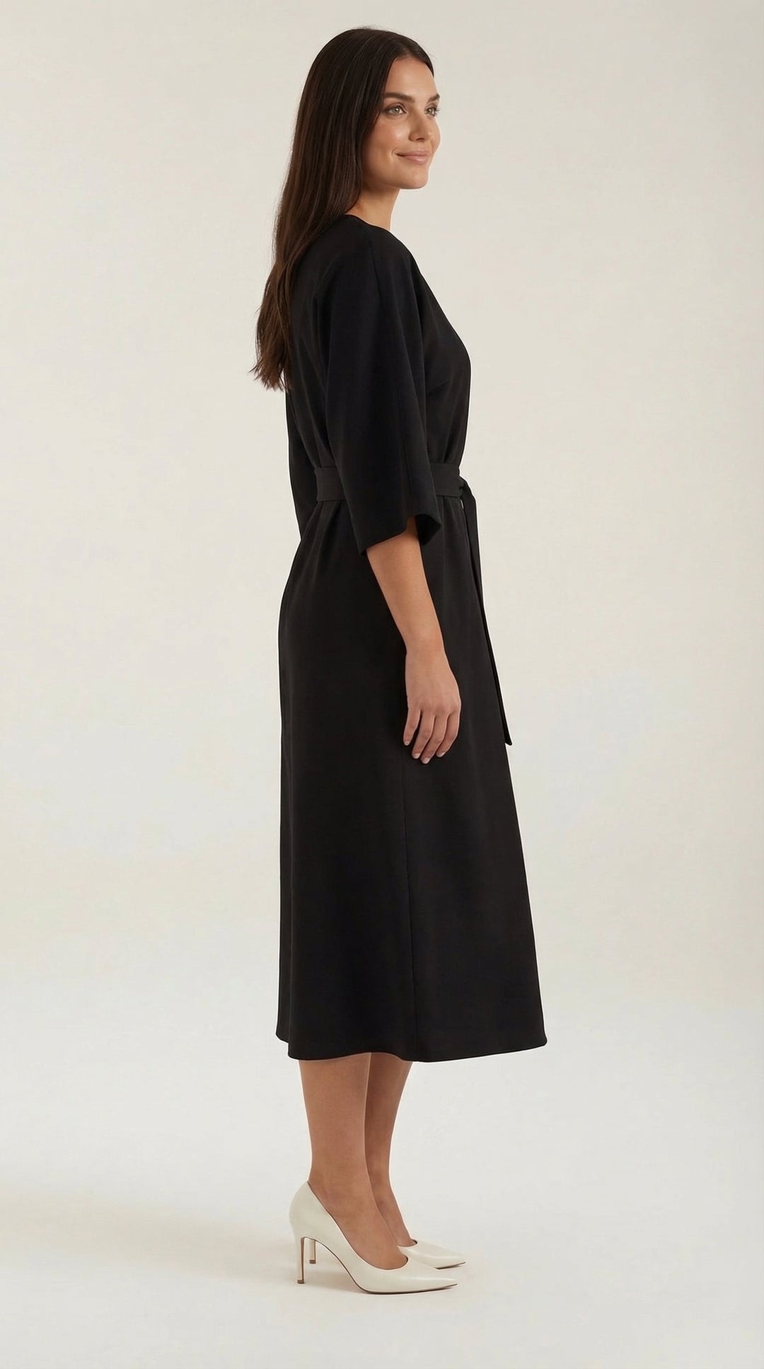 Women's V-neck wrap dress, perfect for parties