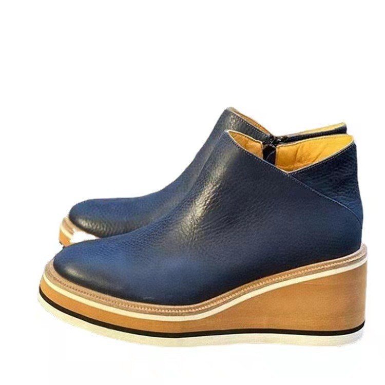 Elegant women's black chunky heel ankle boots, ideal versatile footwear for daily wear & outfits.