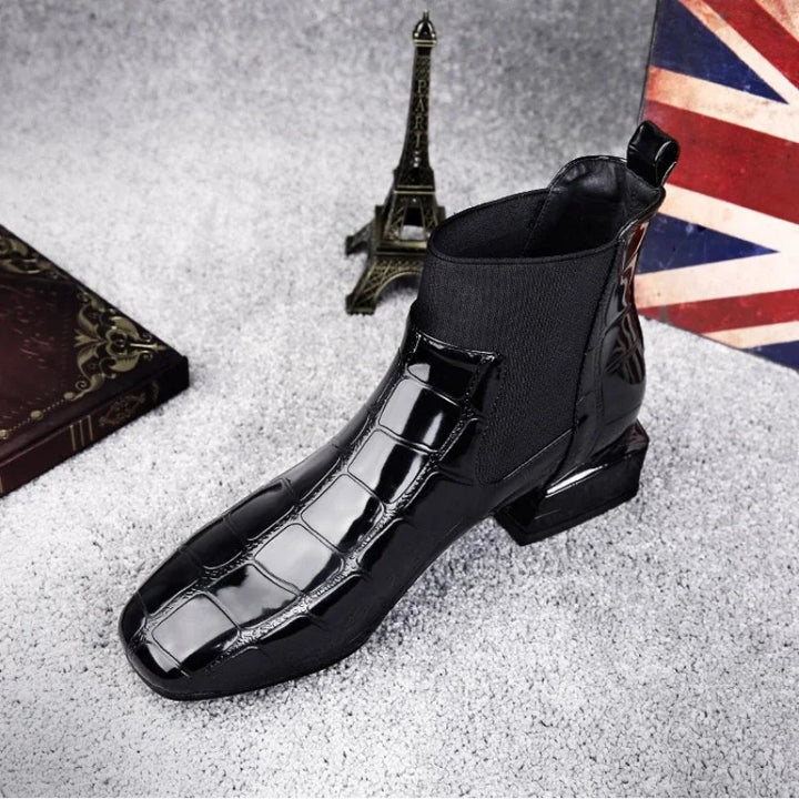 Women's black comfort ankle boots for stylish everyday casual wear