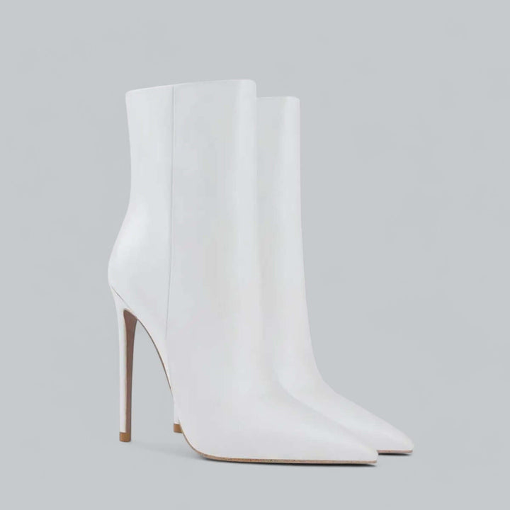 Fashion-forward women's pointed toe stiletto ankle boots, enhancing any chic, dressy ensemble.