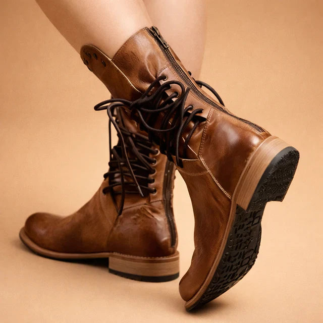 Elegant women's footwear: modern slip-on ankle boots for a fashionable look.