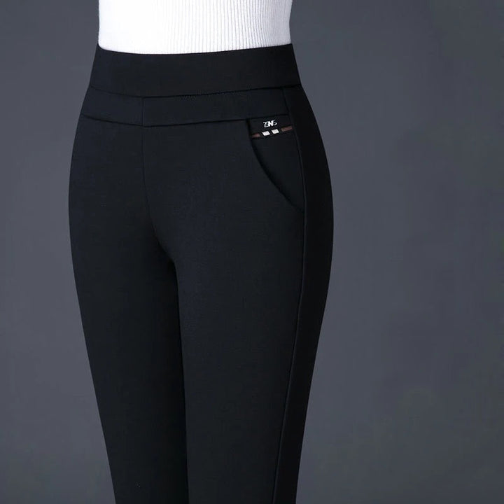 Soft, stretchy women's athleisure pants for ultimate comfort. Great for yoga, errands, or casual fashion.
