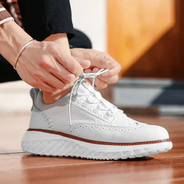 Lightweight blue women's orthopedic sneakers, designed for ultimate comfort and modern style.