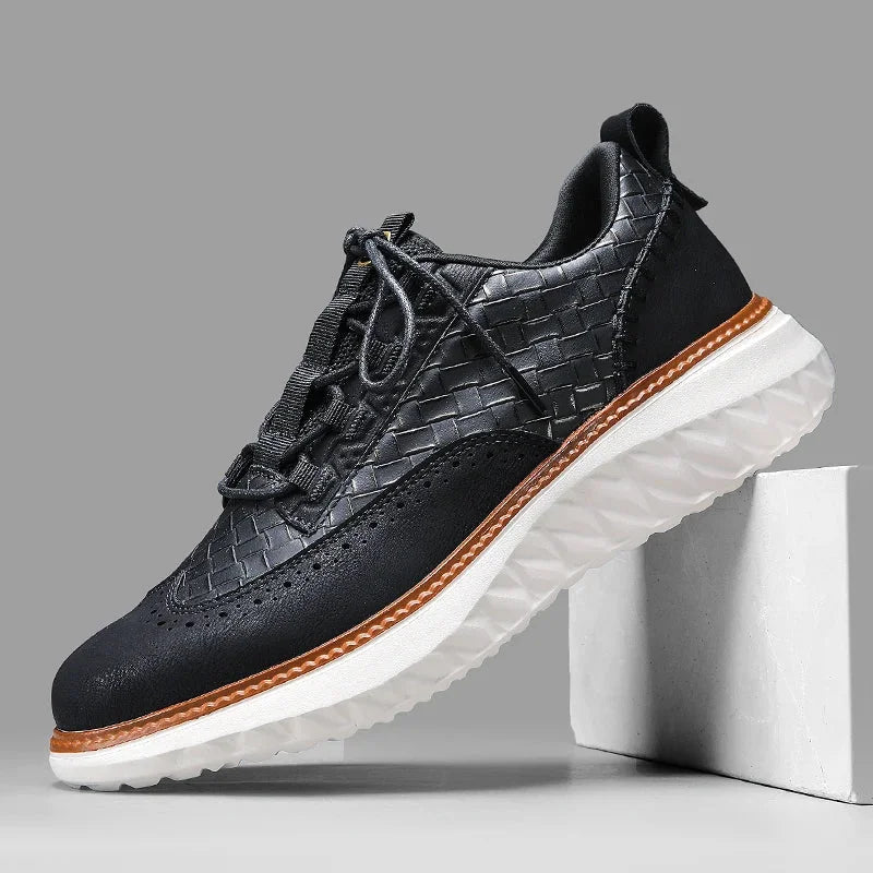 Lightweight blue women's sneakers featuring a perforated upper, ideal for breathable casual wear.