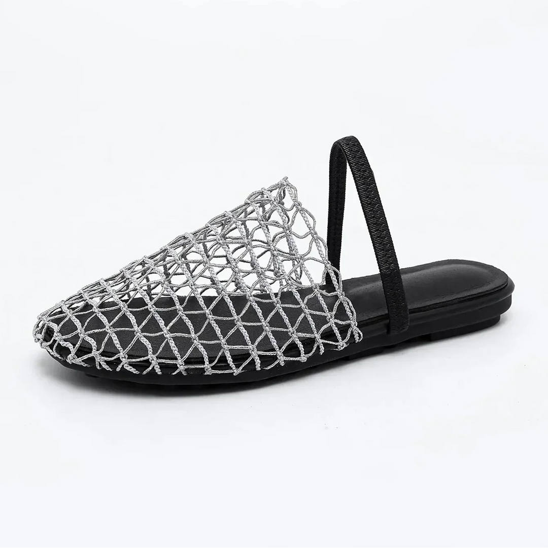 Everyday casual women's flat sandals, breathable, slingback, and comfortable for summer activities.