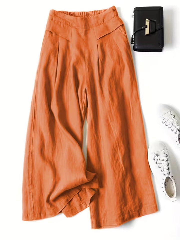 Women's breathable loose wide-leg pants for casual spring summer style and comfort.