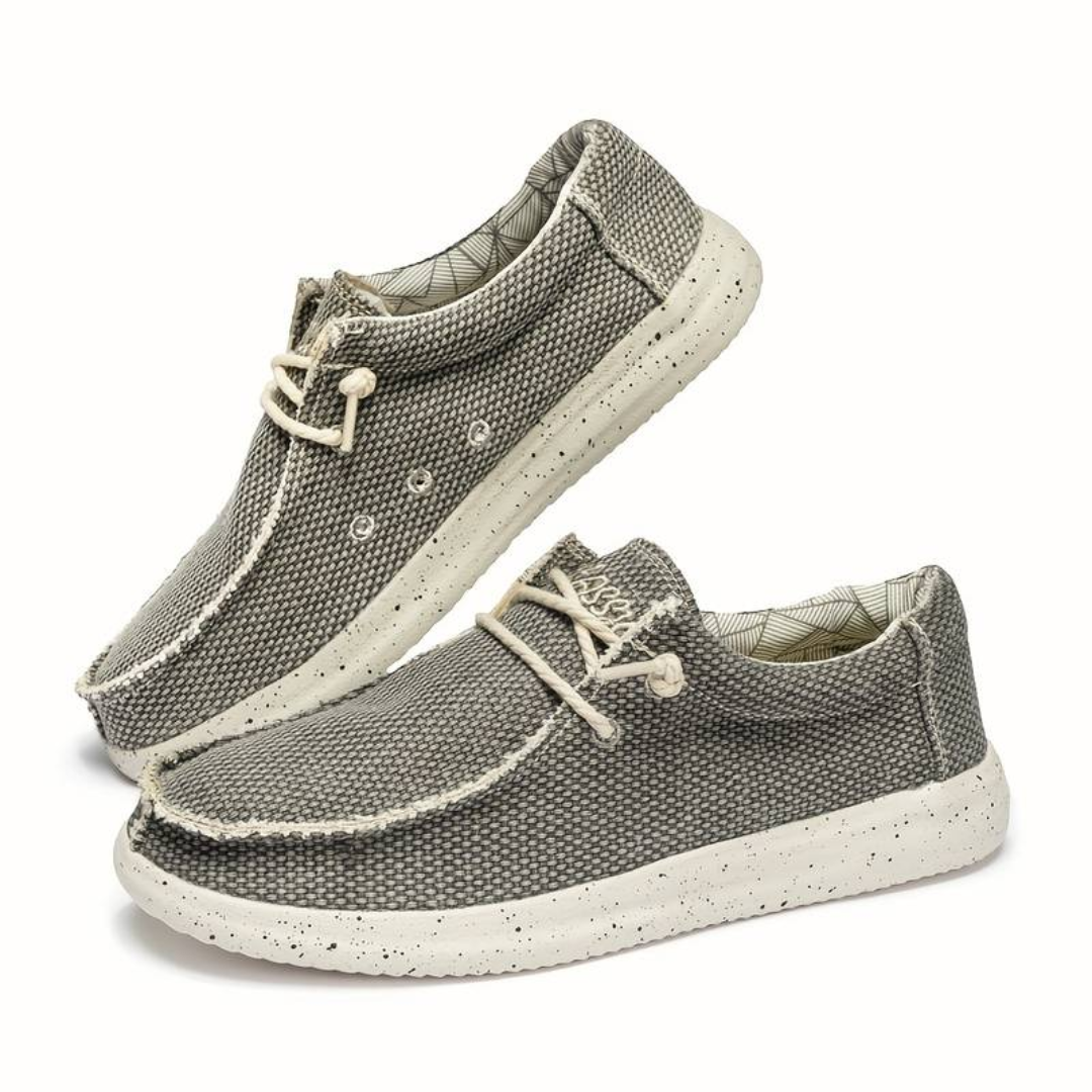 Comfortable women's footwear: easy slip-on style for on-the-go ease.
