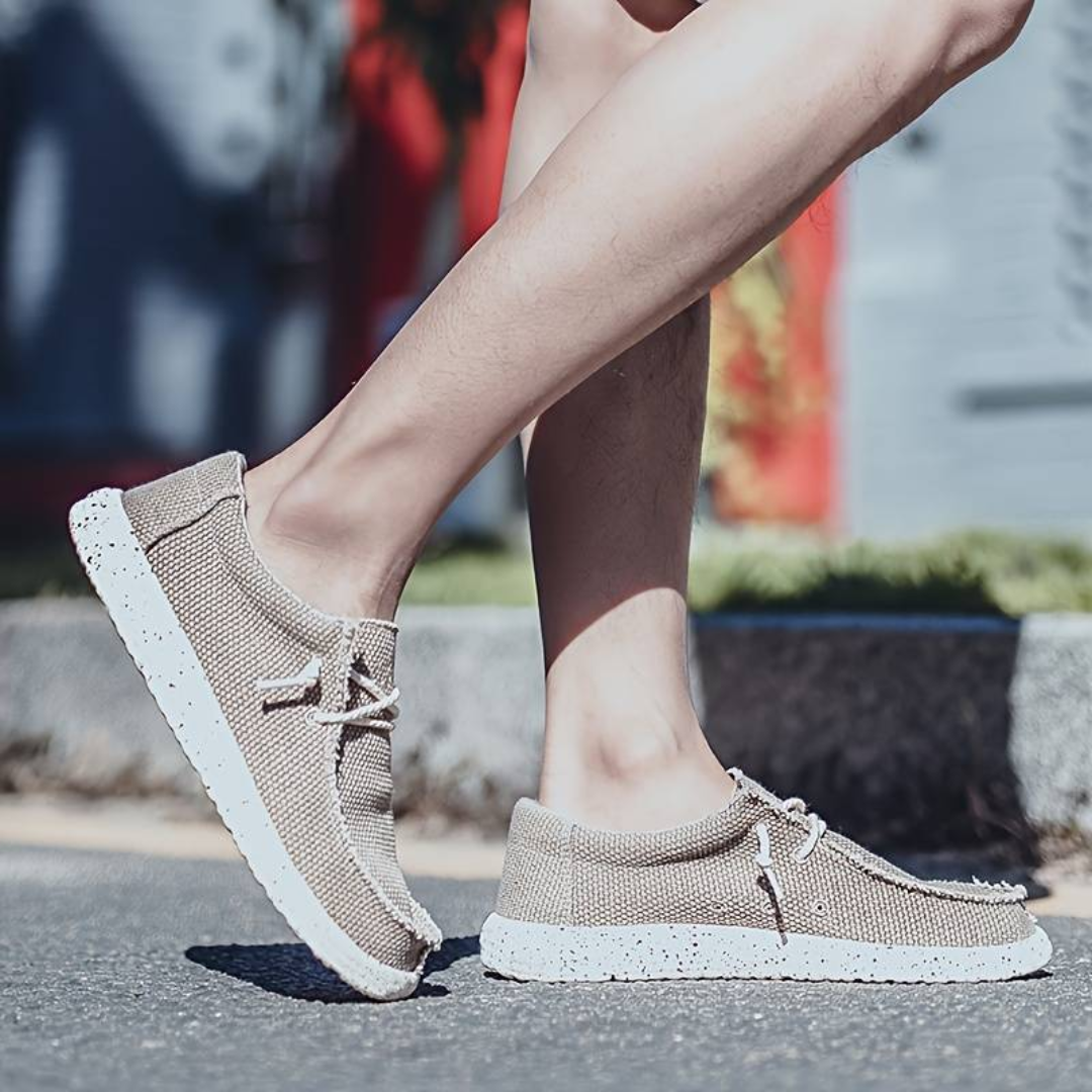 Durable and lightweight women's slip-on footwear for active lifestyles.