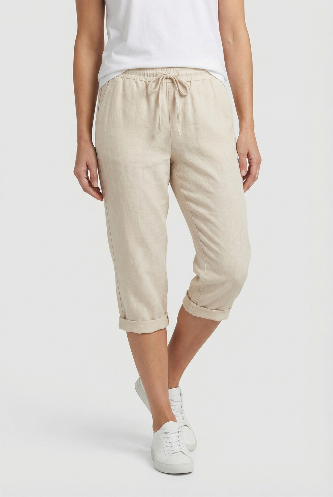 Group of women in various colors of casual comfort shorts, ideal for summer.