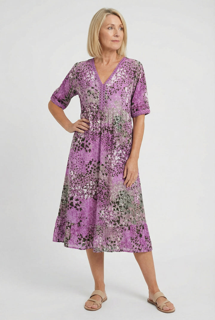 Women's casual short sleeve dress, perfect for warm weather days