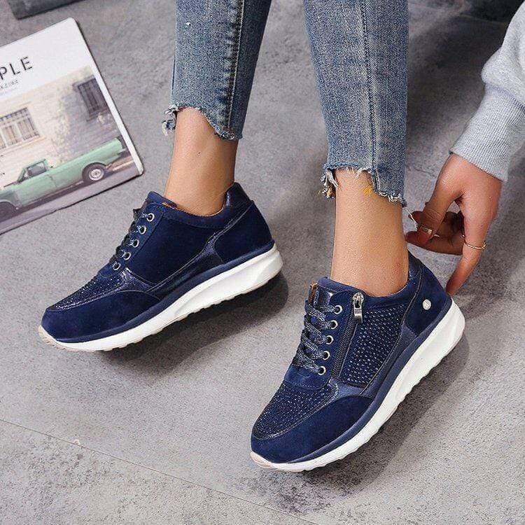 Breathable casual women's orthopedic shoes, designed for bunion relief and comfort.