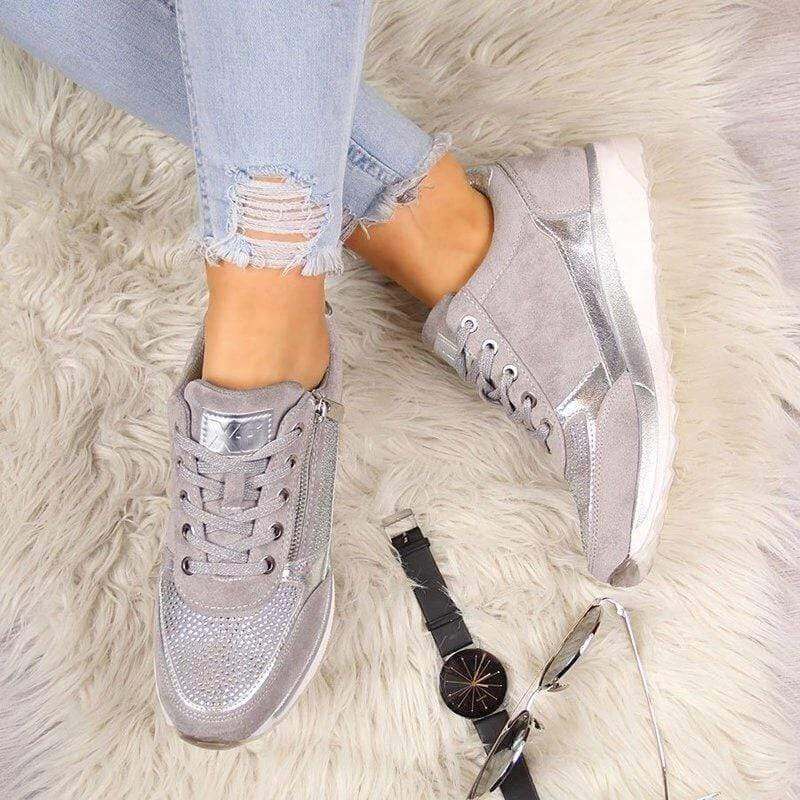 Black women's orthopedic shoes, wide fit & bunion relief for comfortable daily wear.