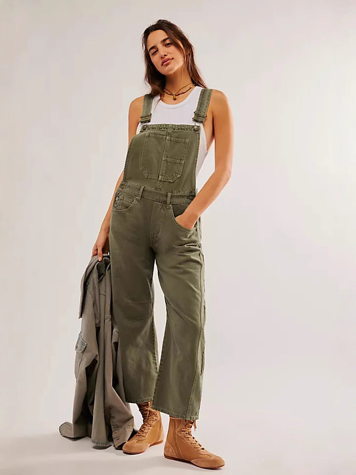Oversized dungarees for women, offering a relaxed and stylish fit