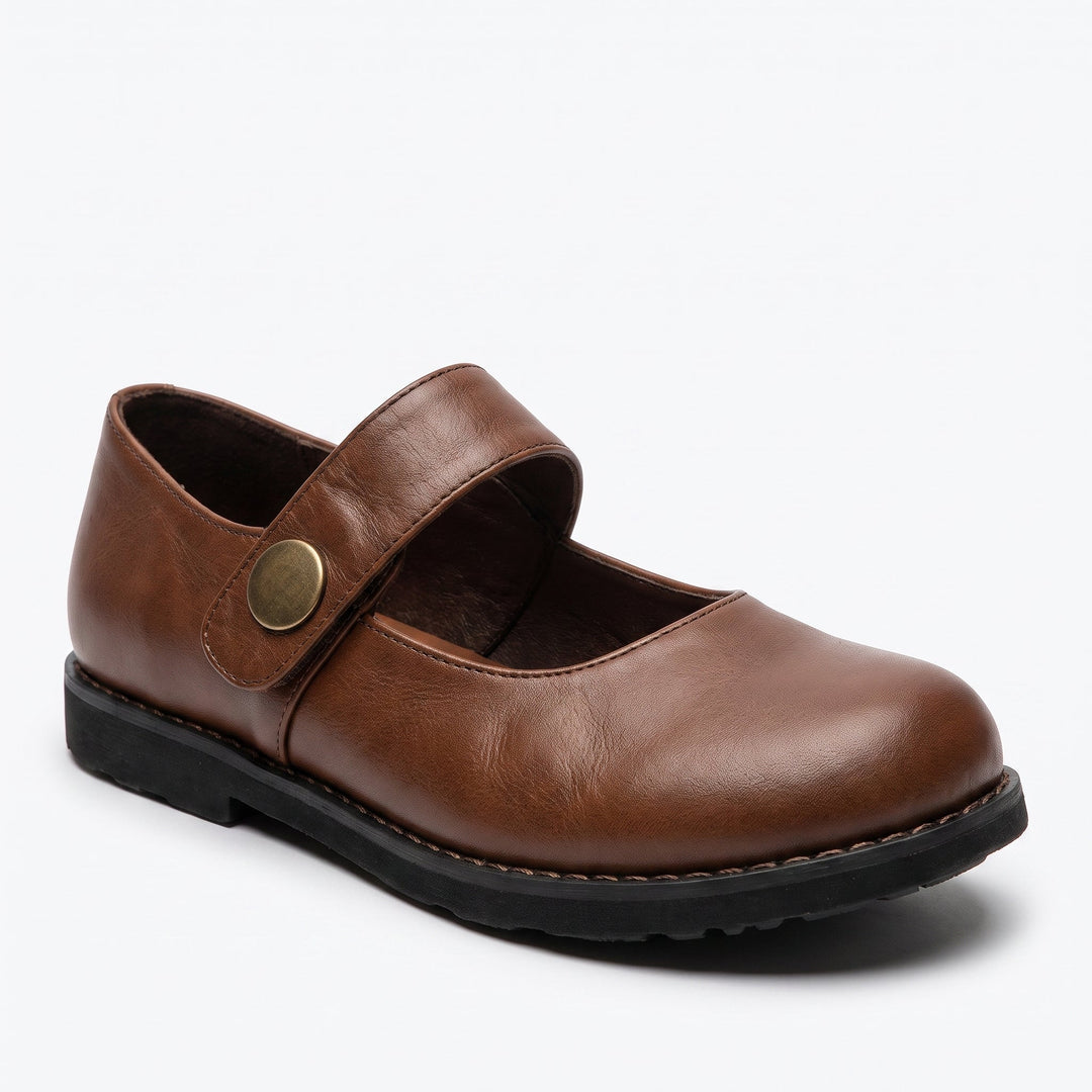 Women's charming Mary Jane flats, offering all-day comfort for everyday wear. Stylish and versatile strap shoes for women.