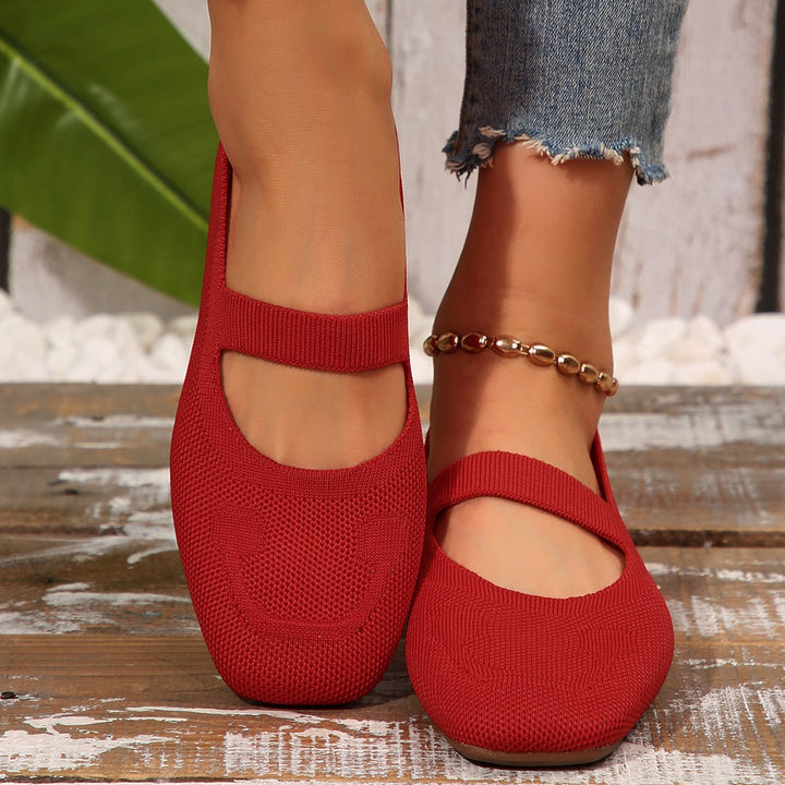 Chic slip-on Mary Jane shoes for women, comfortable casual footwear