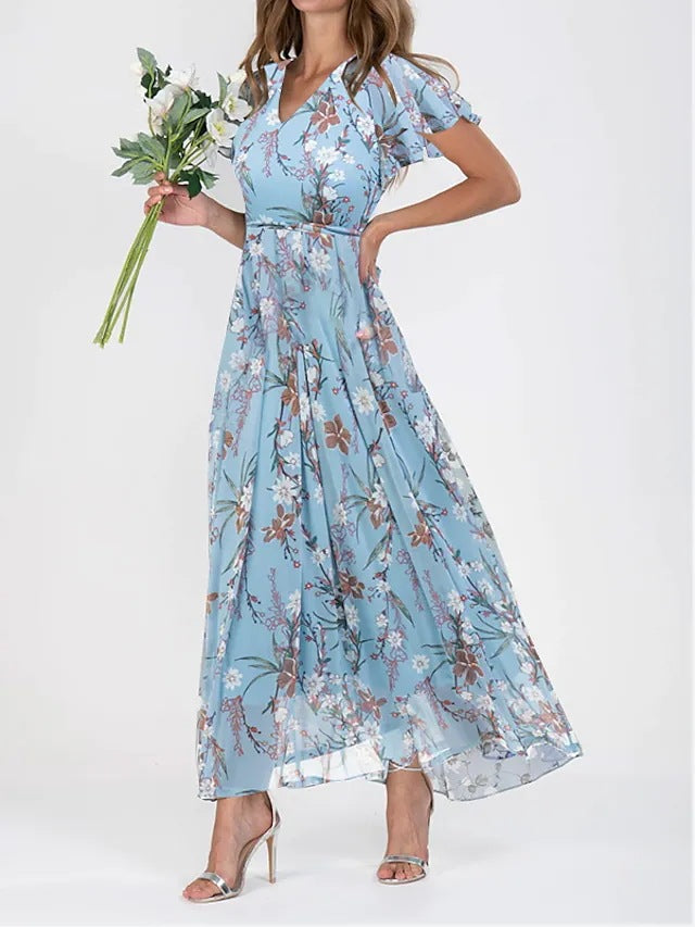 Women's timeless midi dress, offering a comfortable and figure-flattering fit.