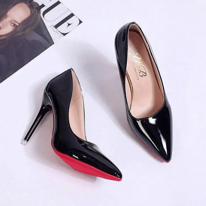 Shop women's stiletto pumps with low upper, versatile and chic Ame Morena heels