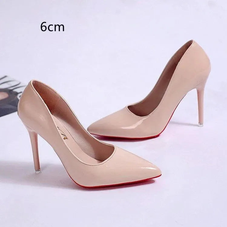 Chic low upper stiletto pumps for women by Ame Morena, ideal for formal occasions