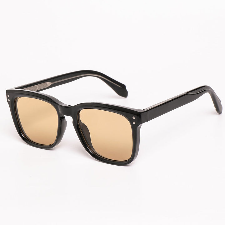 Fashionable women's sunglasses with unique textured frames and UV protection. A chic summer accessory.