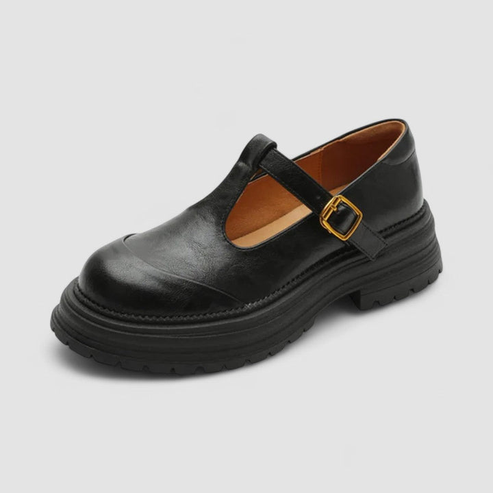 Premium women's Mary Jane shoes with a chunky sole, offering ultimate comfort & timeless classic style.