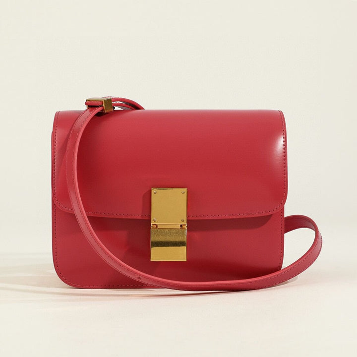 Women's Classic Flap Box Shoulder Bag. A timeless and elegant fashion accessory.