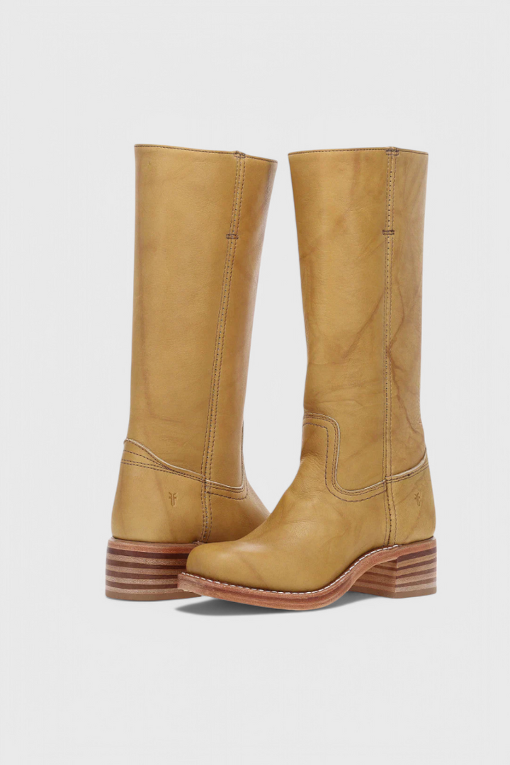 Comfortable heeled knee-high boots for women. Offering a classic and chic winter fashion look.