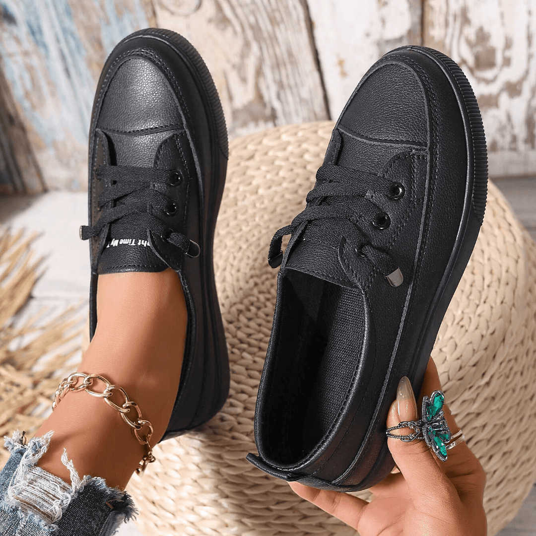 Women's classic laced orthopedic footwear, providing arch support & all-day comfort for active steps.
