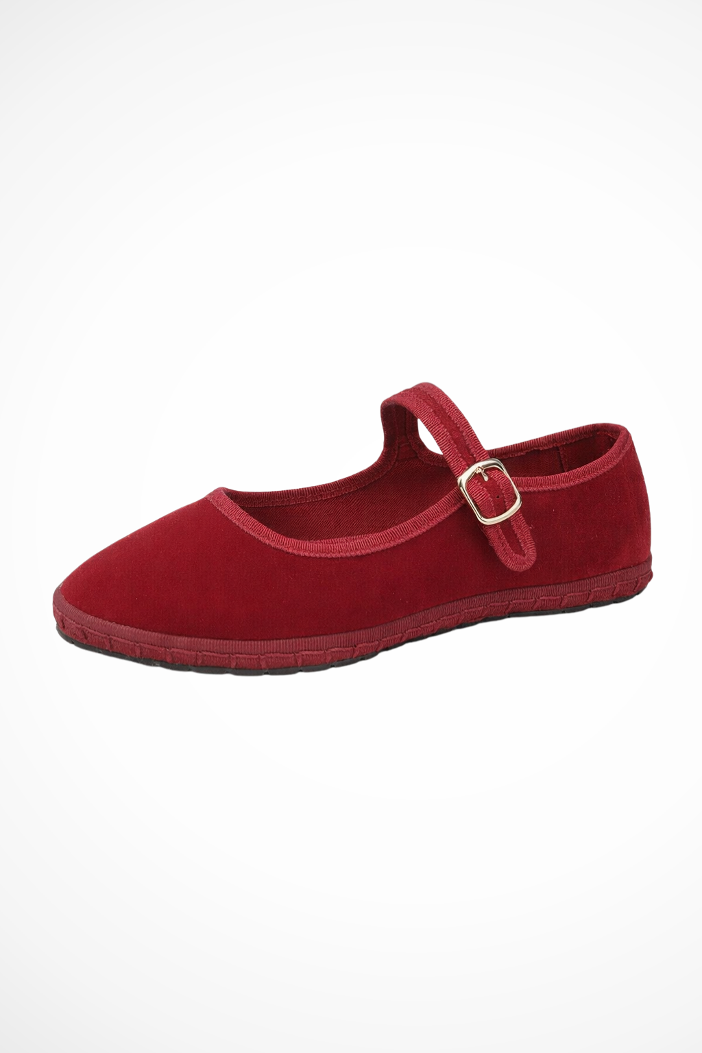 Women's classic round toe Mary Jane ballet flats with buckle strap for versatile everyday wear.