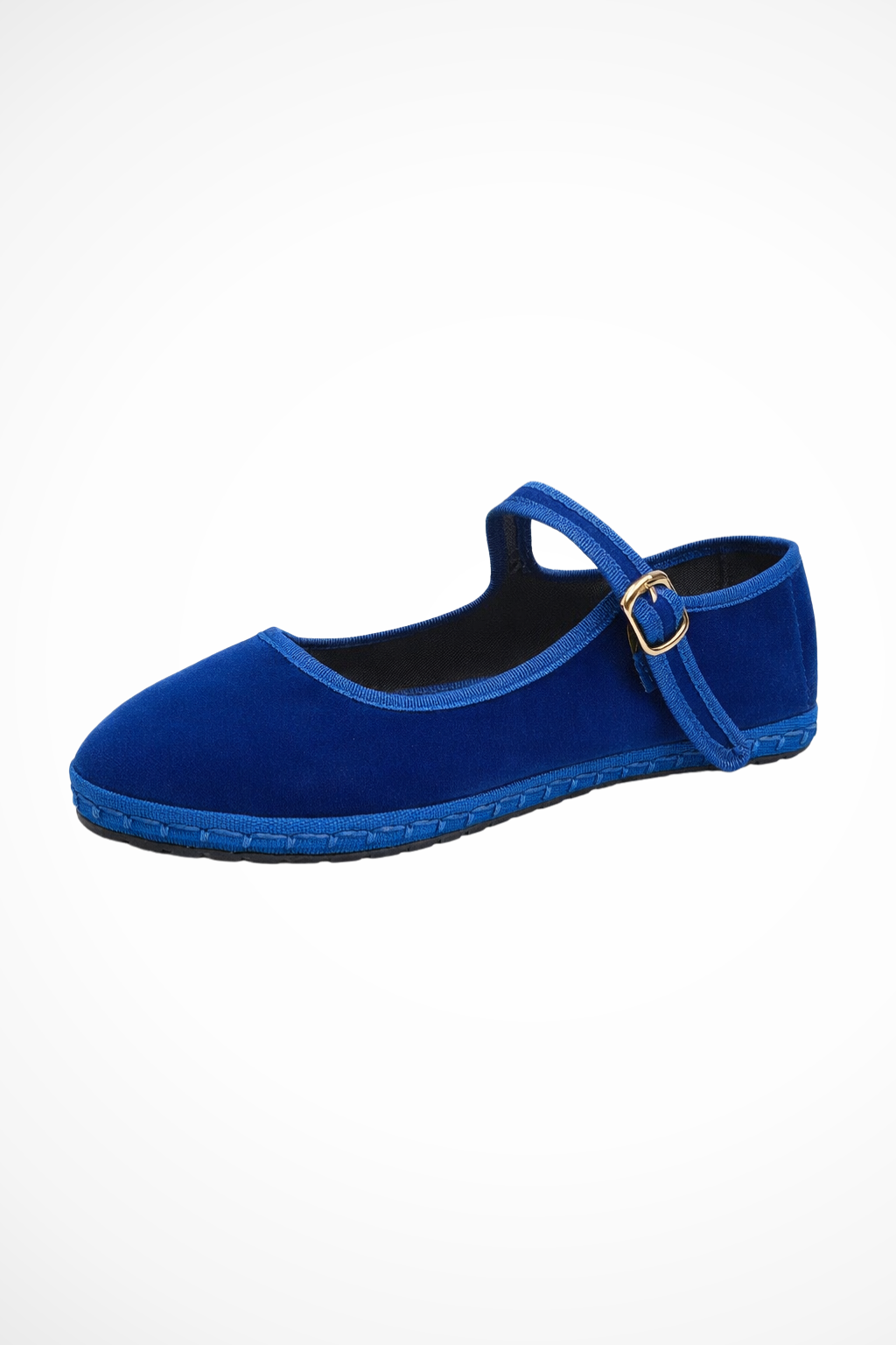 Elegant black Mary Jane flats, women's fashion shoes with a cute buckle and comfortable design.