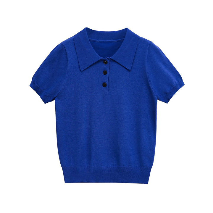 Everyday women's short sleeve slim fit polo, a staple top for effortless and polished looks.