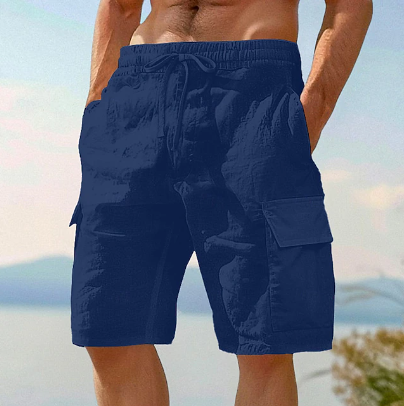 Everyday women's classic lace shorts with side pockets, designed for a relaxed fit and versatile styling.