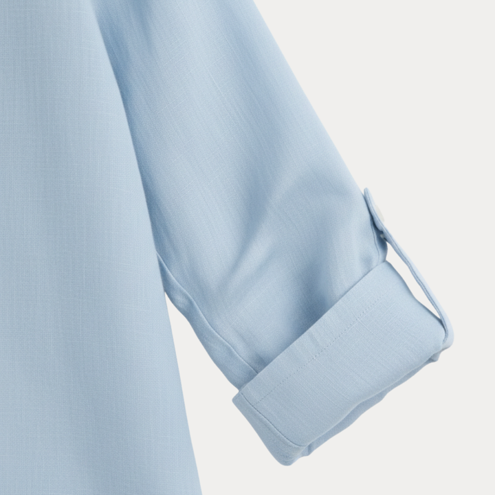 Women's striped button-up shirt, a versatile addition to any wardrobe