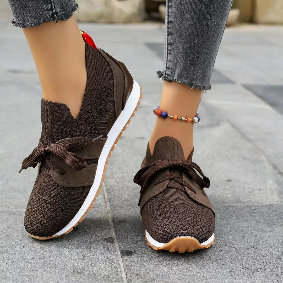 Ultra-comfortable women's lightweight walking sneakers, ideal for daily walks & active casual use.
