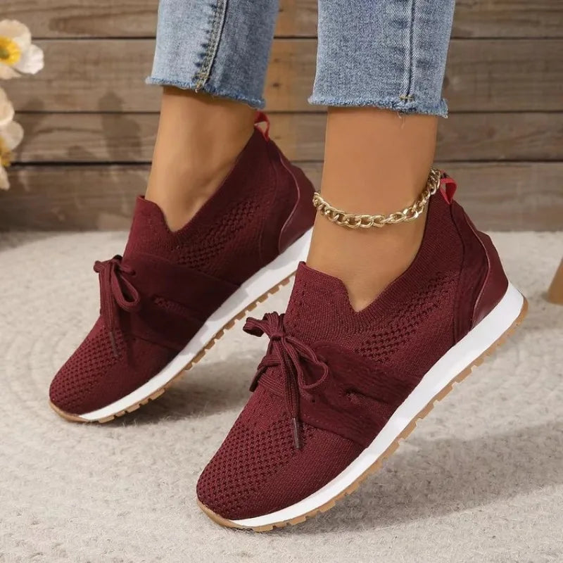 Breathable women's lightweight walking sneakers, perfect for warm weather comfort and active lifestyles.