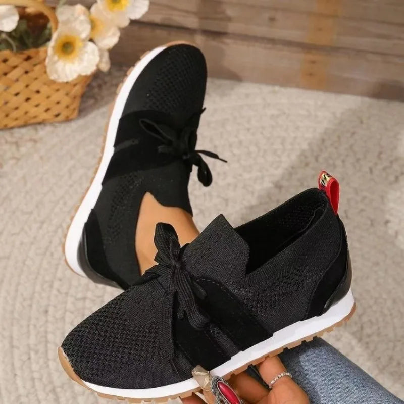 Supportive, lightweight women's walking sneakers with breathable mesh for all-day comfort and activity.