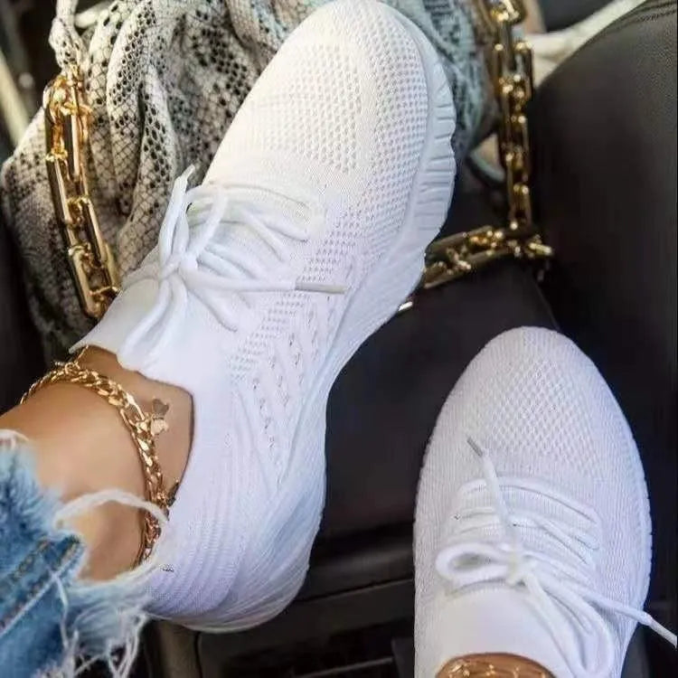 Stylish women's casual walking sneakers, providing orthopedic arch support for healthy feet.