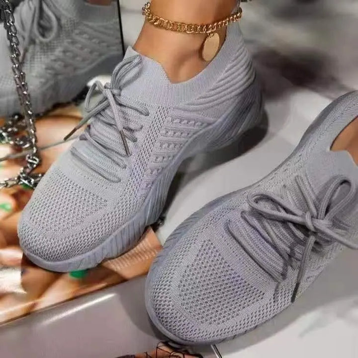 Women's comfort sneakers with advanced arch support, designed for foot pain relief & healthy steps.