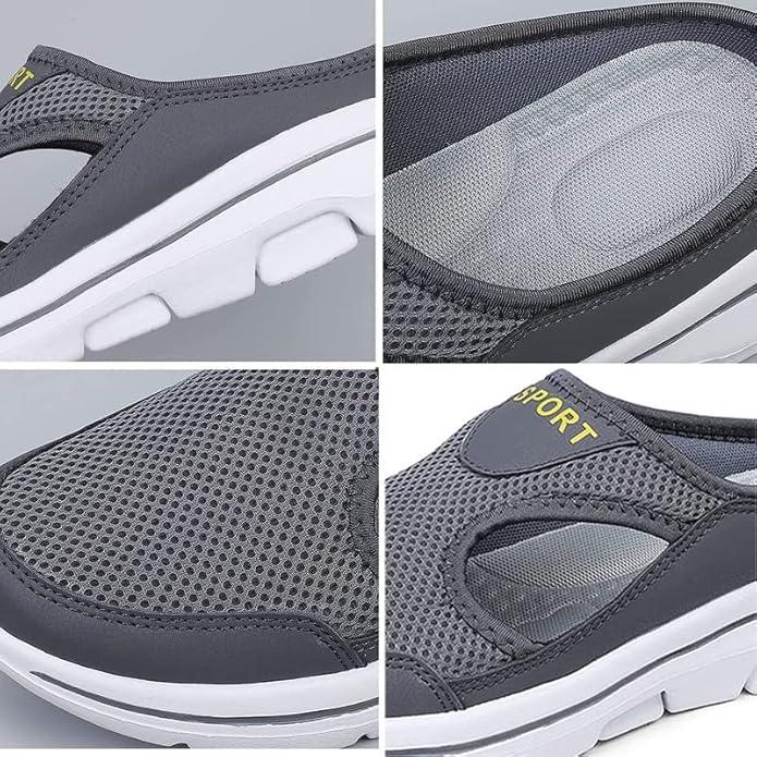 Essential summer footwear: women's comfortable slip-on cutout sandals for casual, everyday style.