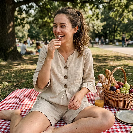 Women's casual two-piece loungewear set in a relaxed fit, offering ultimate comfort for daily wear.