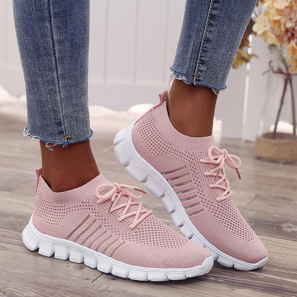 Women's comfortable everyday sneakers in white, ideal for casual wear.