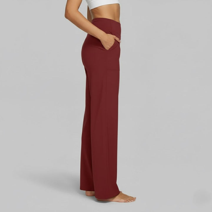 Soft everyday stretch trousers for women, ensuring all-day comfort and versatility.