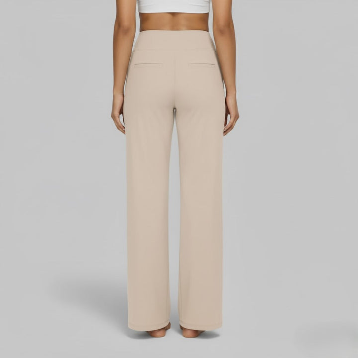 Stylish women's comfortable trousers, combining stretch with flexible appeal.