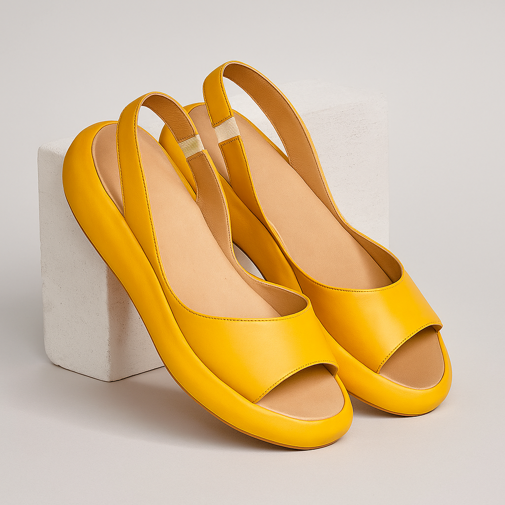 Blue comfortable women's walking sandals, open toe & non-slip, perfect for casual summer outings.