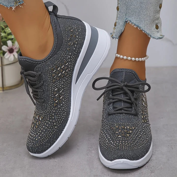 Women's comfortable walking shoes with arch support for active lifestyles.
