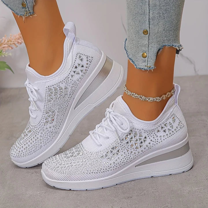 Breathable women's orthopaedic comfort shoes, great for active daily use.