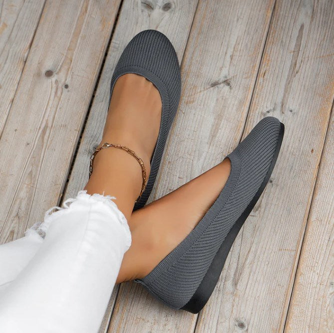 Stylish women's classic ballerina flats with orthopedic support for ultimate comfort footwear.