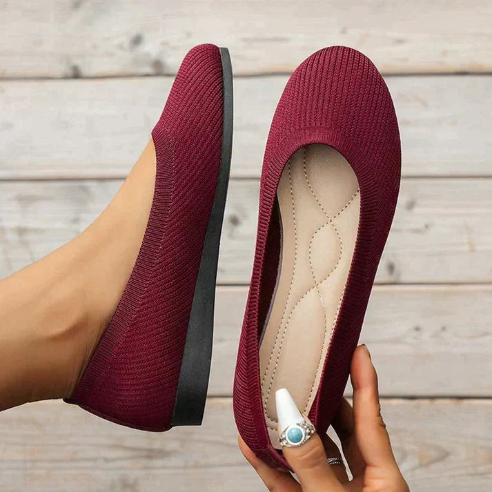 Classic women's ballerina shoes, designed for comfort footwear, foot support & versatile style.
