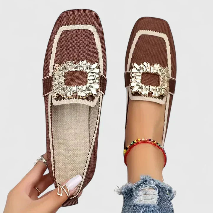 Stylish women's slip-on loafers, perfect for casual everyday wear with elegant design & essential arch support.